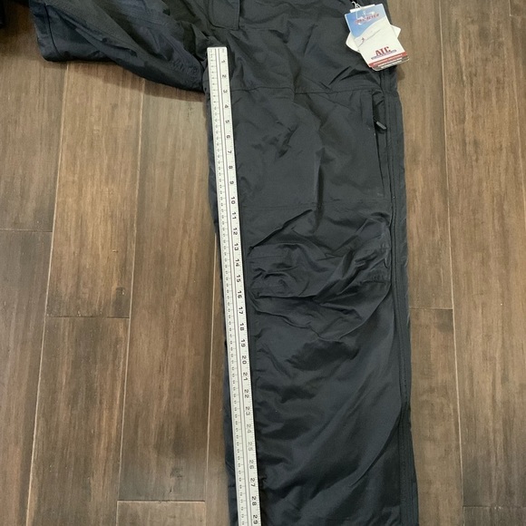 OBERMEYER Ski Snowboard Insulated Pants Adjustable Waist Stretch Black Size 14 - Picture 7 of 7